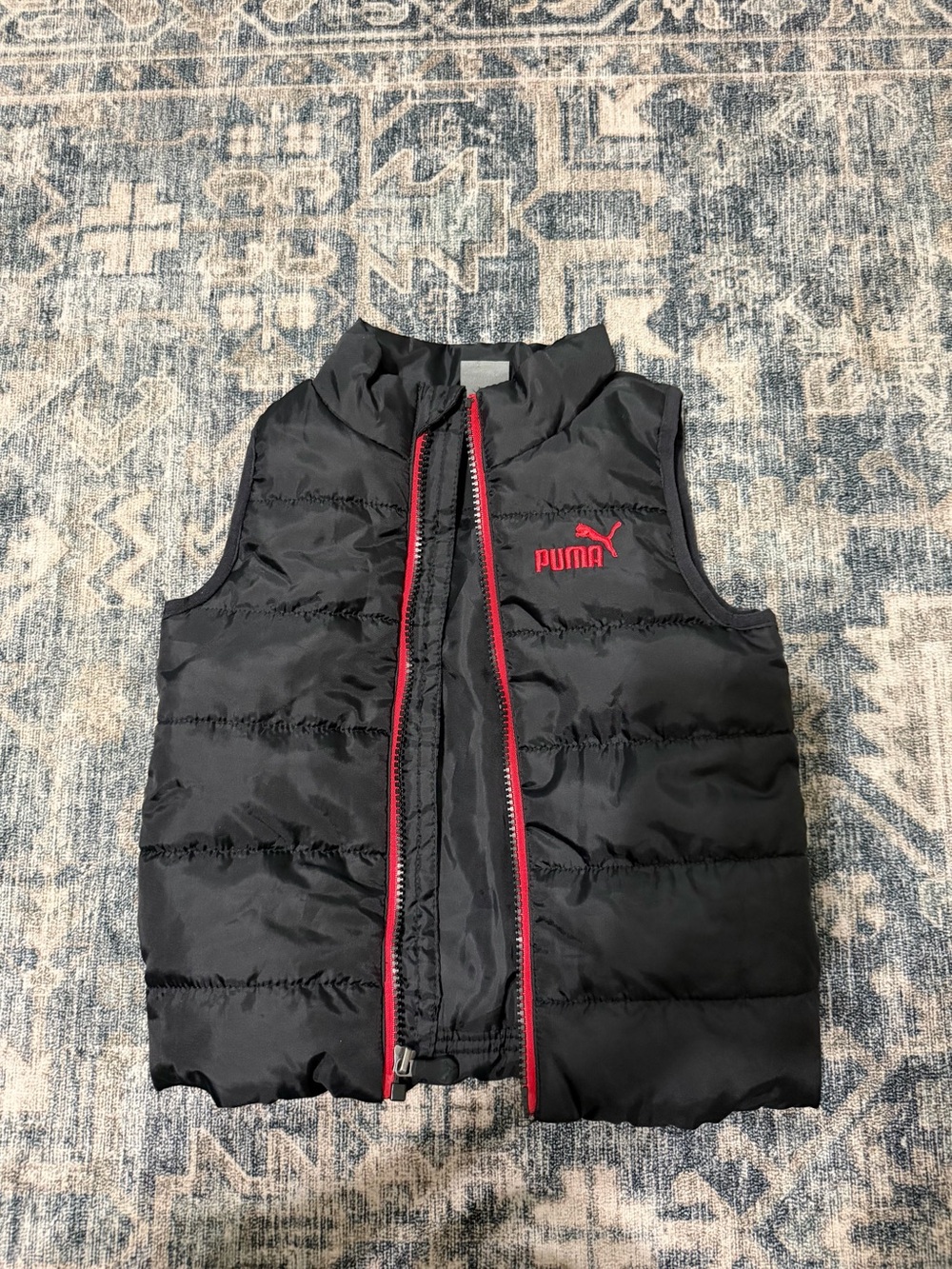Puma Black Jacket with Silver Logo Tag